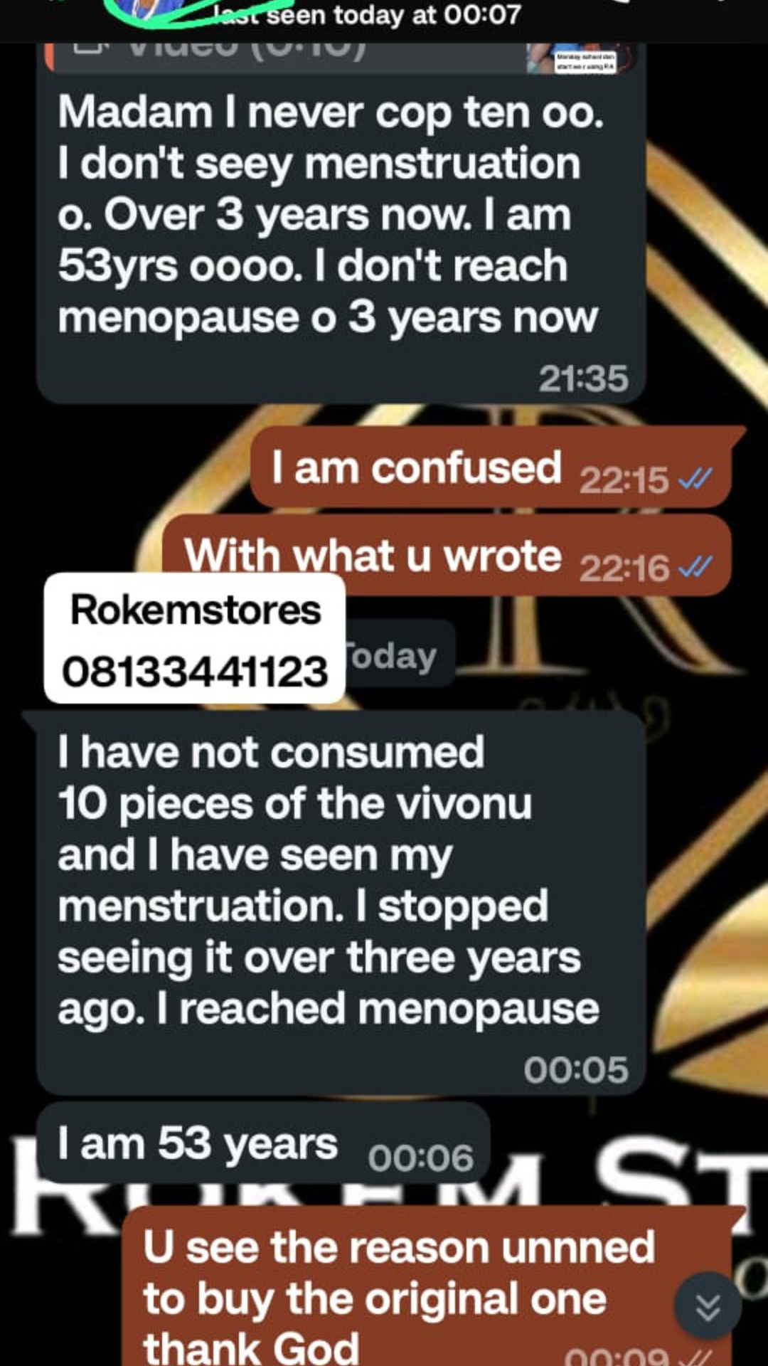 Period Restored after 3 years